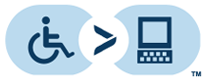 Level Access website accessibility icon.