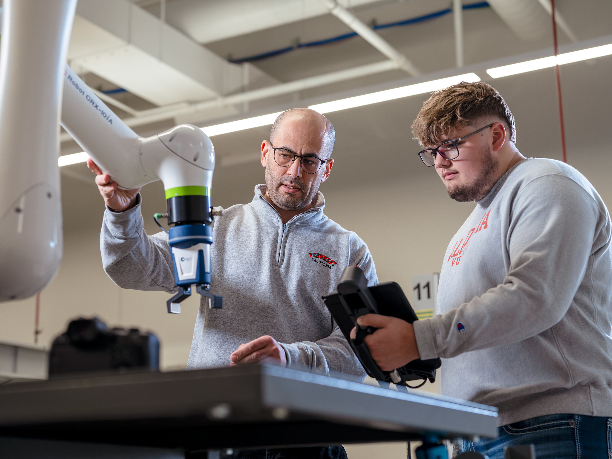Students in a computer lab